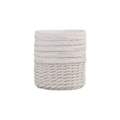Chic Antique Übertopf Corte mit Flechtmuster