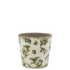 Chic Antique Übertopf Olive mit Olivenmuster