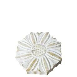 Chic Antique Blume für Deko aus Mangoholz