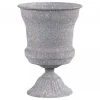 Chic Antique Blumentopf auf Fuß mit Dekor