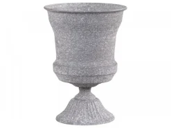 Chic Antique Blumentopf auf Fuß mit Dekor