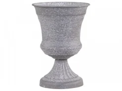 Chic Antique Blumentopf auf Fuß mit Dekor