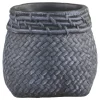 Chic Antique Blumentopf Corte mit Flechtmuster am Rand