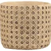 Chic Antique Blumentopf Corte mit französischem Flechtmuster