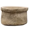 Chic Antique Corte Übertopf mit Beutelmuster