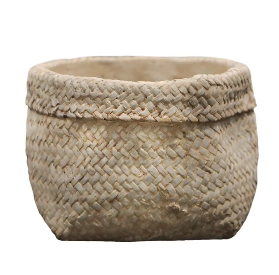 Chic Antique Corte Übertopf mit Beutelmuster