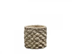 Chic Antique Corte Übertopf mit Zopfmuster