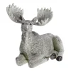 Chic Antique Deko Elch Aufsteller mit Glitzer
