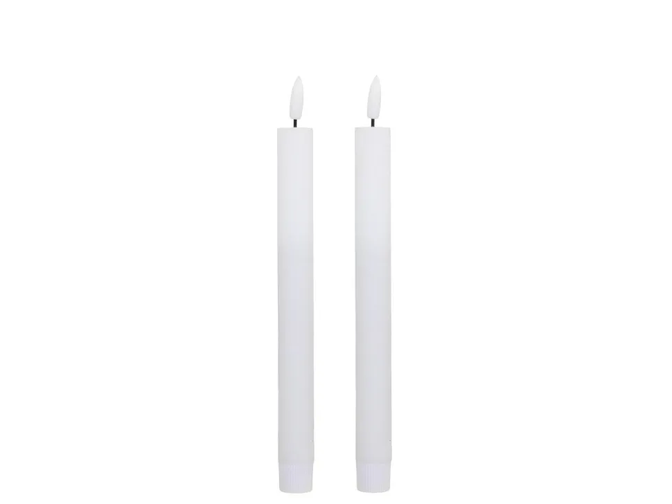 Chic Antique Dinnerkerze Stabkerze LED 2er