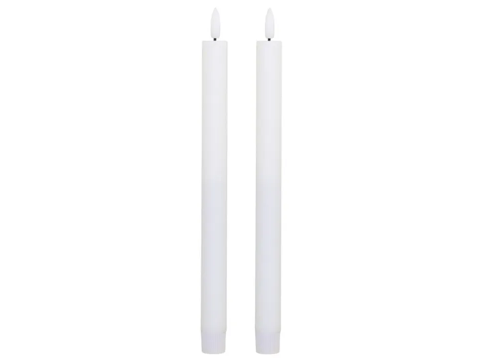 Chic Antique Dinnerkerze Stabkerze LED 2er