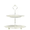Chic Antique Eisen Etagere mit Spitzenkante