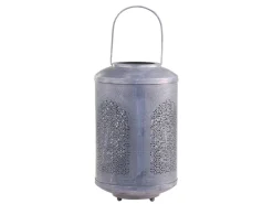 Chic Antique Eisenlaterne mit Muster