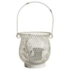 Chic Antique Fil De Fer Hurricane Windlicht mit Henkel