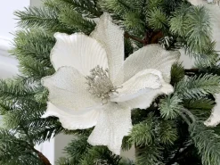 Chic Antique Fleur Blume mit Clips, Tannenbaumschmuck