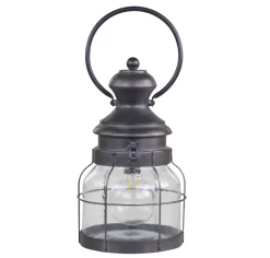 Chic Antique Franz. Stalllaterne mit Timer