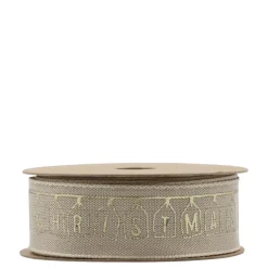 Chic Antique Geschenkband mit Merry Christmas