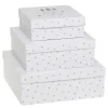Chic Antique Geschenkbox 3er-Set mit Sternen