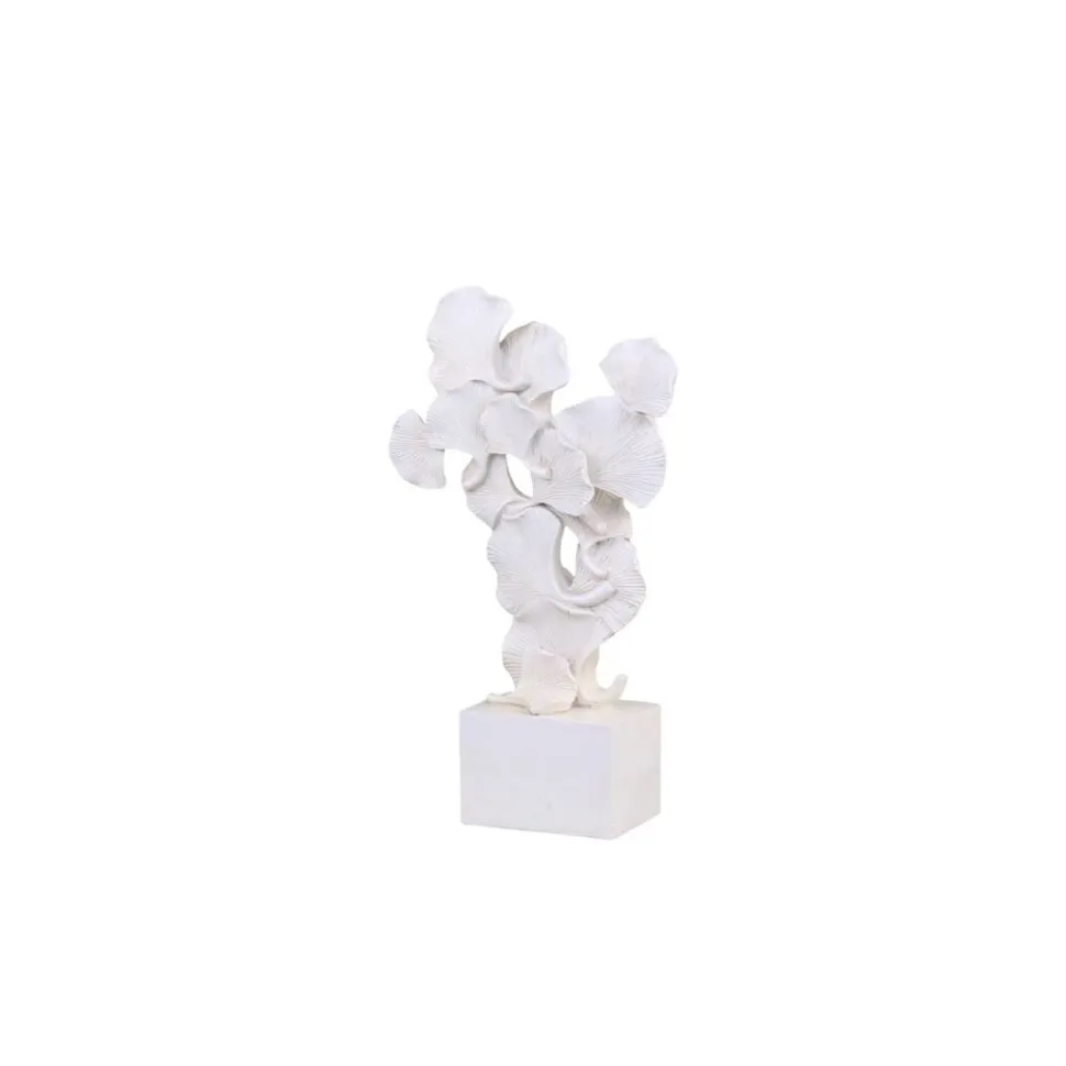 Chic Antique Ginkgo Dekor auf Fuss