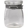 Chic Antique Glasvase Eisenverschluss