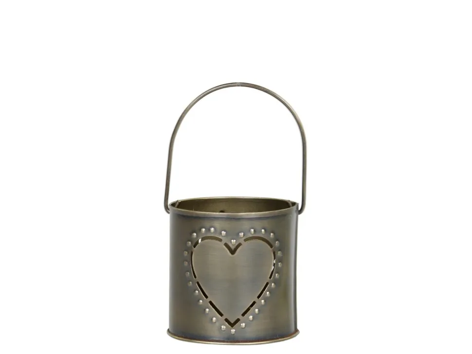 Chic Antique Hurricane Windlicht mit Dekor