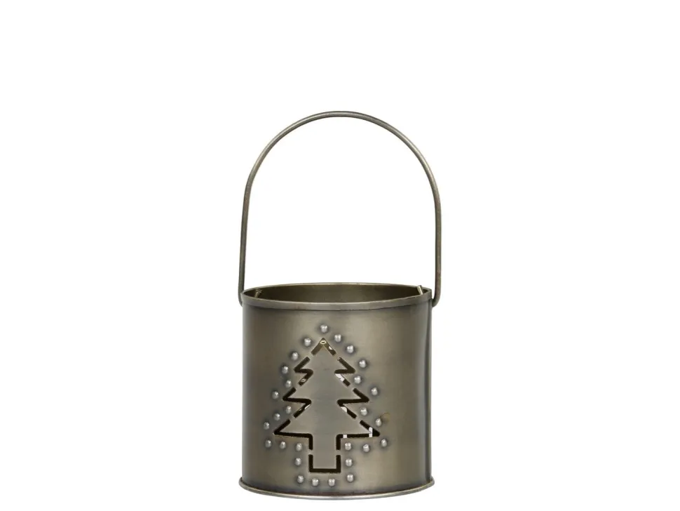 Chic Antique Hurricane Windlicht mit Dekor