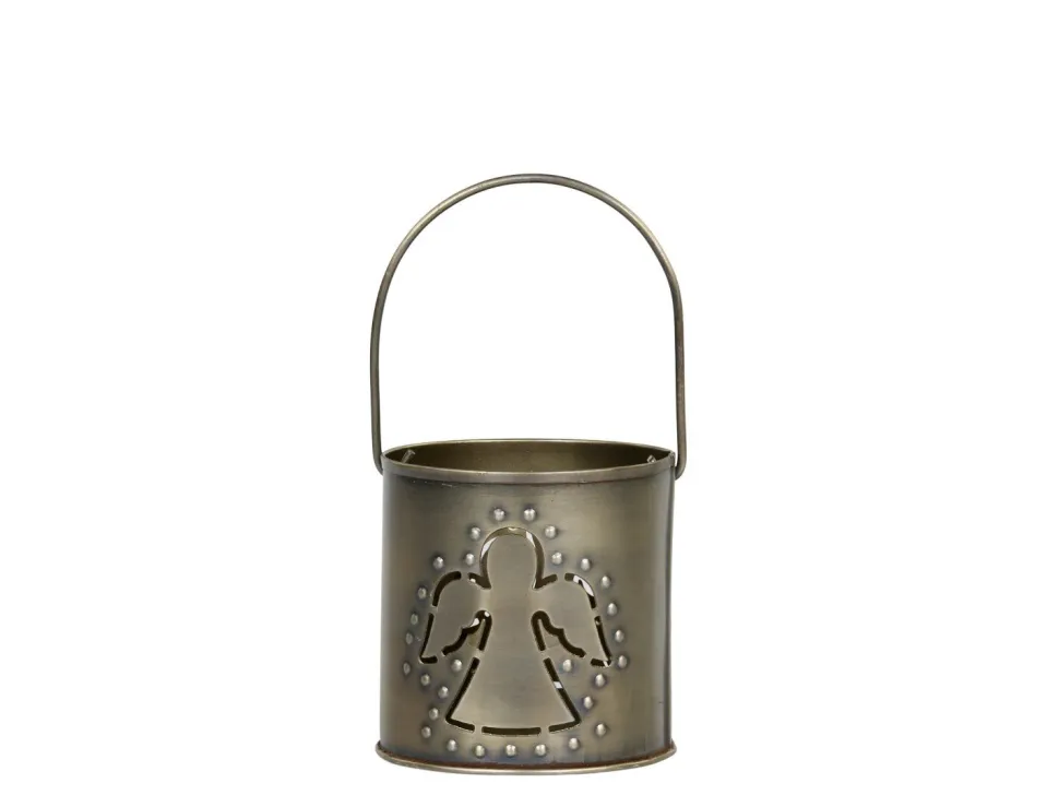 Chic Antique Hurricane Windlicht mit Dekor