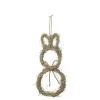 Chic Antique Kaninchen geflochten Wanddeko