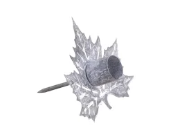 Chic Antique Kerzenhalter Blatt mit Spieß