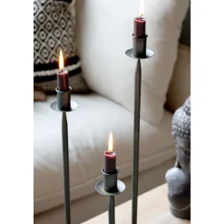 Chic Antique Kerzenständer antik schwarz aus Eisen