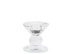 Chic Antique Kerzenständer aus Glas