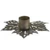 Chic Antique Kerzenständer Blatt für Mini Stabkerze