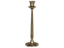 Chic Antique Kerzenständer für Stabkerze antique messing