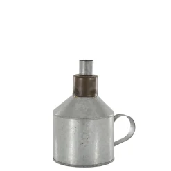Chic Antique Kerzenständer für Stabkerzen, mit Henkel, Zink