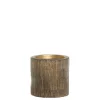 Chic Antique Kerzenständer für Stumpenkerze aus Mangoholz