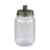 Chic Antique Kerzenständer mit Glasbehälter