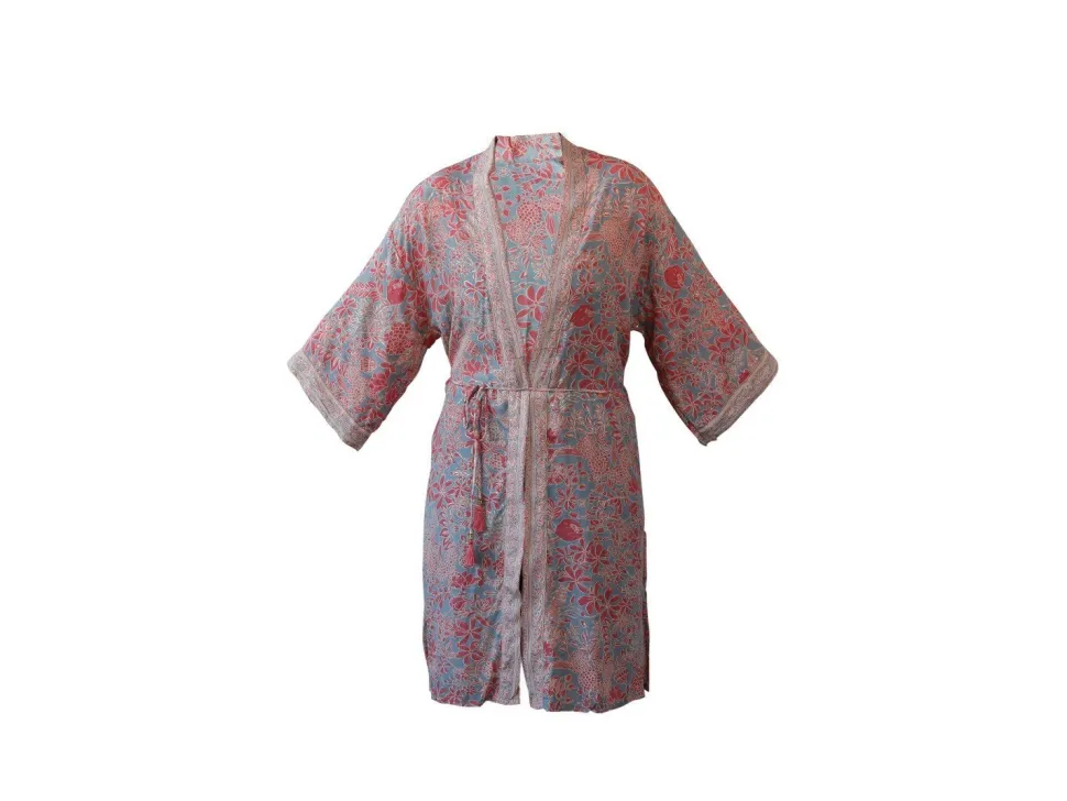 Chic Antique Kimono mit Bindegürtel