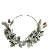 Chic Antique Künstlicher Fleur Kranz mit Wollziest und Beeren zum Aufhängen