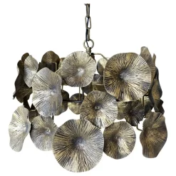 Chic Antique Lampe mit Blumen Dekor