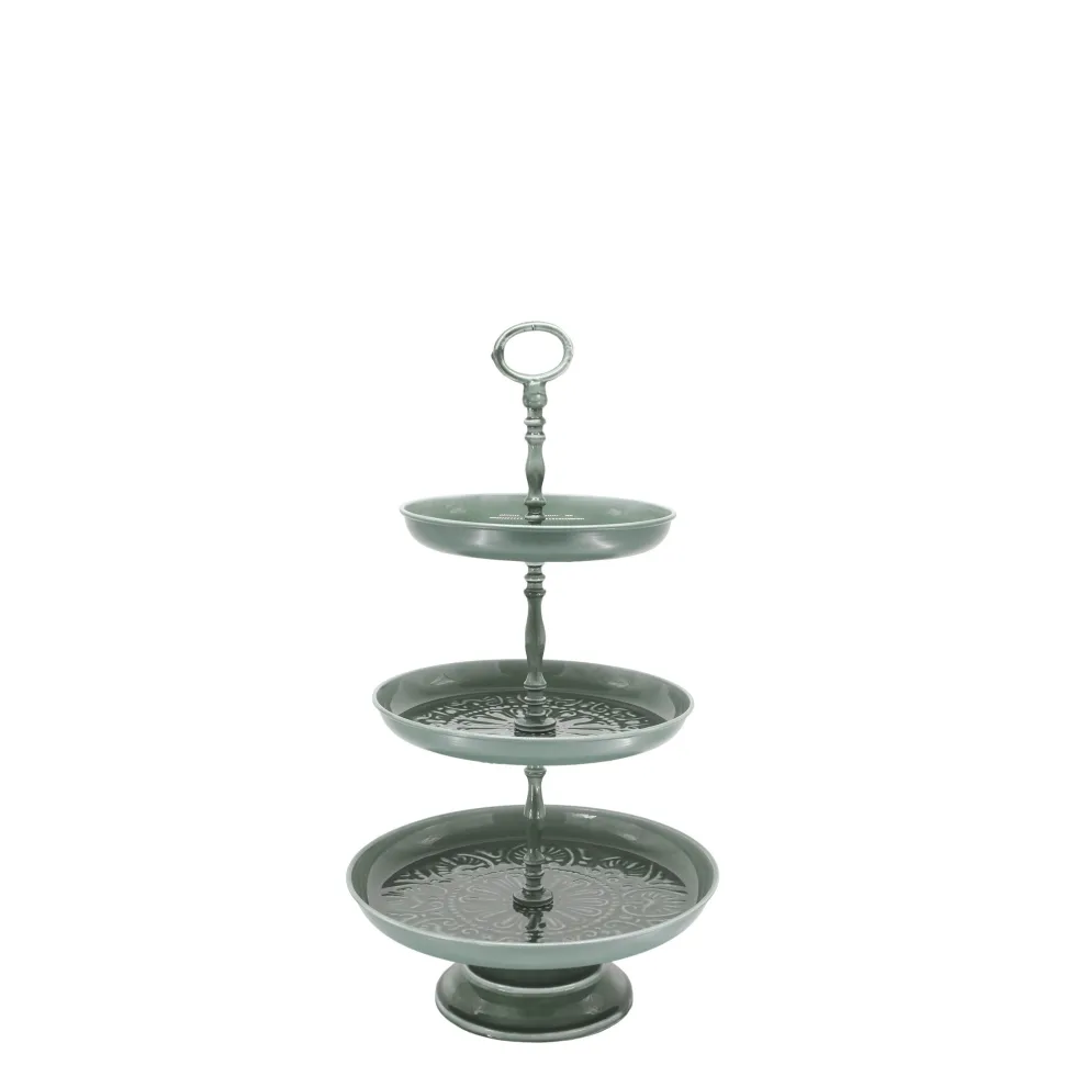 Chic Antique Landhaus Etagere mit Tabletts