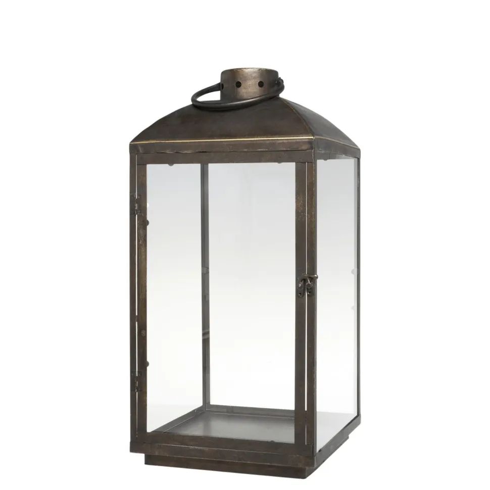 Chic Antique Laterne Antik Messing in 2 Größen