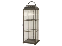 Chic Antique Laterne mir Eisengitter