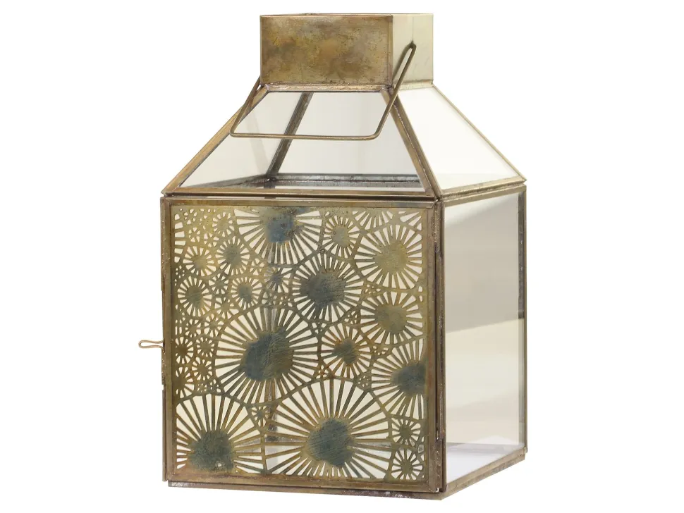 Chic Antique Laterne mit aufwendigem Muster
