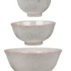 Chic Antique Latteschüssel mit Muster 3er Set