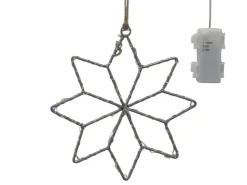 Chic Antique LED Stern drinnen & draußen