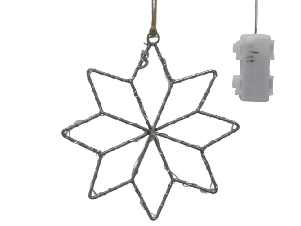 Chic Antique LED Stern drinnen & draußen