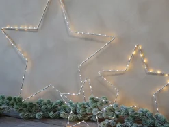 Chic Antique LED Weihnachtsstern drinnen & draußen