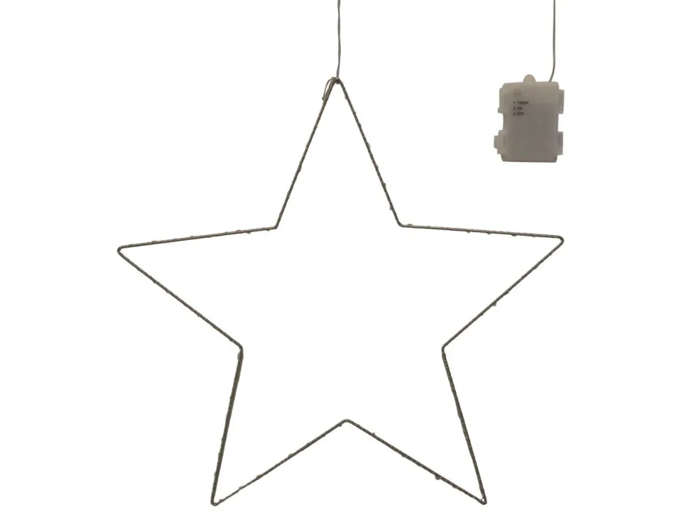 Chic Antique LED Weihnachtsstern drinnen & draußen