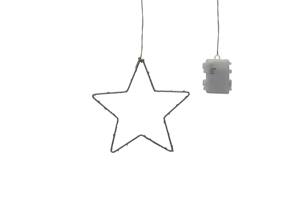 Chic Antique LED Weihnachtsstern drinnen & draußen