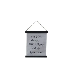 Chic Antique Leinwand Love mit Text zum Aufhängen