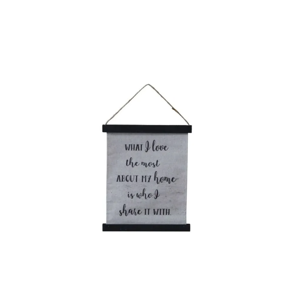 Chic Antique Leinwand Love mit Text zum Aufhängen